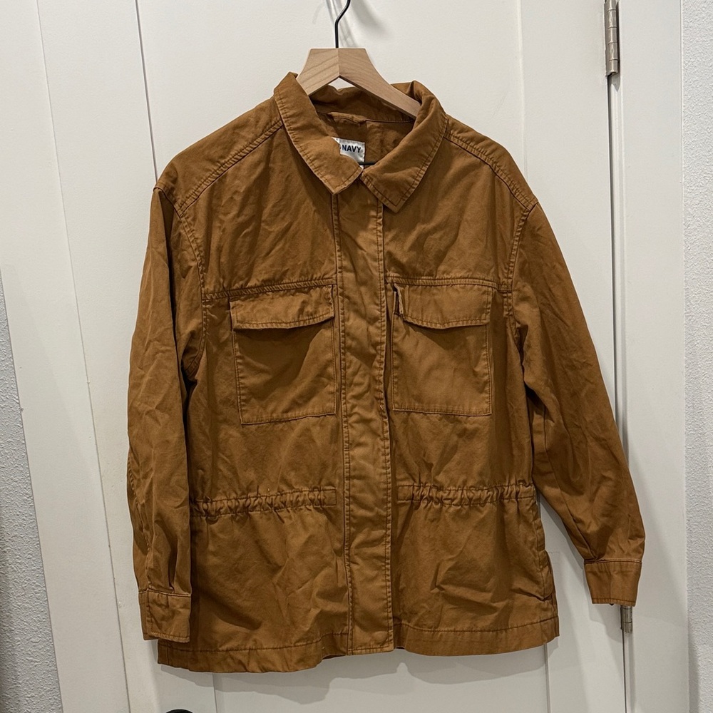 Old Navy Caramel Brown Utility Jacket